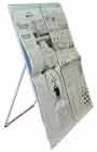 Newspaper Stand with Page Holder